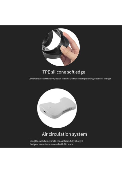 Aksesuarlar Için Karartma Hava Sirkülasyonu Rölyef Sisleme Quest2 Maske Vr Aksesuarları, B (Yurt Dışından) fiyatları