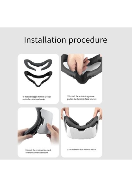 Aksesuarlar Için Karartma Hava Sirkülasyonu Rölyef Sisleme Quest2 Maske Vr Aksesuarları, B (Yurt Dışından) modelleri