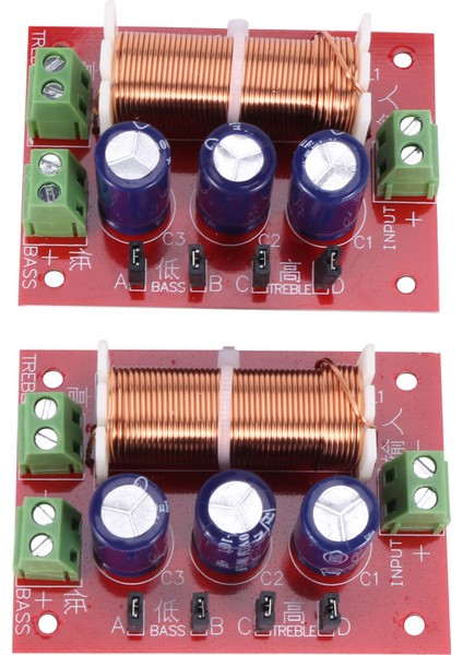 2 Adet 400 W Hoparlör Crossover 2 Yollu Ses Ayarı Tweeter Bas Hoparlörler Filtre Frekans Bölücü 2-16OHM (Yurt Dışından)