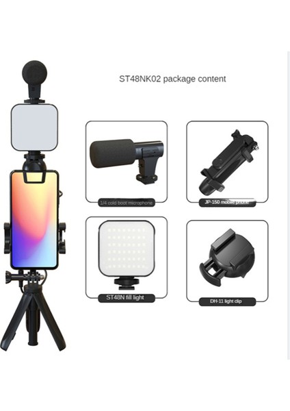 Canlı Yayın Video Dolgu Işığı Fotoğraf Selfie Çubuğu Güzellik Işığı Fotoğrafçılık Çapa Oyun Işığı Masaüstü Braketi (Yurt Dışından)