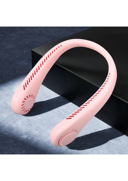 Mini Boyun Fanı Taşınabilir Bladeless Asılı Boyun Fanı 1200 Mah USB Şarj Edilebilir Hava Soğutucu 3 Hız Mini Yaz Spor Fan-C (Yurt Dışından)
