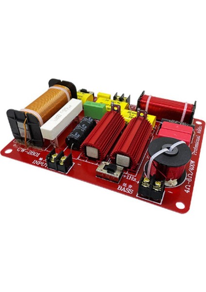 500W 2 Yollu Ses Hoparlör Bölücü 3200Hz Ayarlanabilir Yüksek ve Düşük Frekans Bölücü Hifi Yüksek Sadakat Geçiş Filtresi (Yurt Dışından)