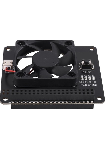 Argon Fan Şapka 4b 3b + 3b Pwm Yazılım Kontrol Fan Fonksiyonu Güç Düğmesi Pi 4 Için Argon Neo Kılıfı Için Fit (Yurt Dışından)