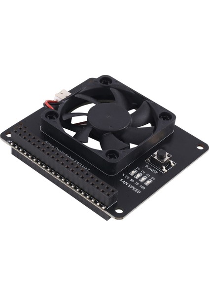 Argon Fan Şapka 4b 3b + 3b Pwm Yazılım Kontrol Fan Fonksiyonu Güç Düğmesi Pi 4 Için Argon Neo Kılıfı Için Fit (Yurt Dışından)