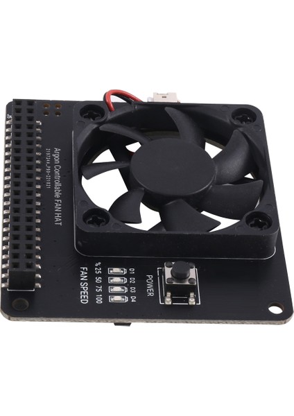 Argon Fan Şapka 4b 3b + 3b Pwm Yazılım Kontrol Fan Fonksiyonu Güç Düğmesi Pi 4 Için Argon Neo Kılıfı Için Fit (Yurt Dışından)