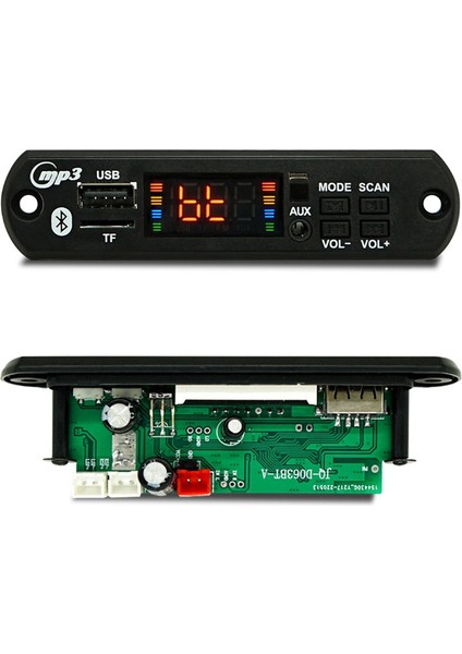 Bluetooth 5.0 Mp3 Çalar Dekoder Kurulu Fm Radyo Tf USB 2X40 W Aux Modülü Alıcı JQ-D063BT Kiti Ses Amplifikatörü Kurulu (Yurt Dışından)
