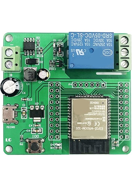 Tek Kanallı Röle ESP32-WROOM Geliştirme Kurulu Tek Röle Modülü Ev Aletleri Aksesuarları Için Dc 7-60V Güç Kaynağı (Yurt Dışından)