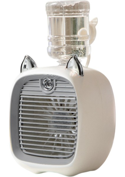 Taşınabilir Mini Klima Fanı USB Hava Soğutucu Fan Nemlendirici 3 Hız 2 Modu Sprey Soğutucu Ofis Ev Için Serin Fan-A (Yurt Dışından)