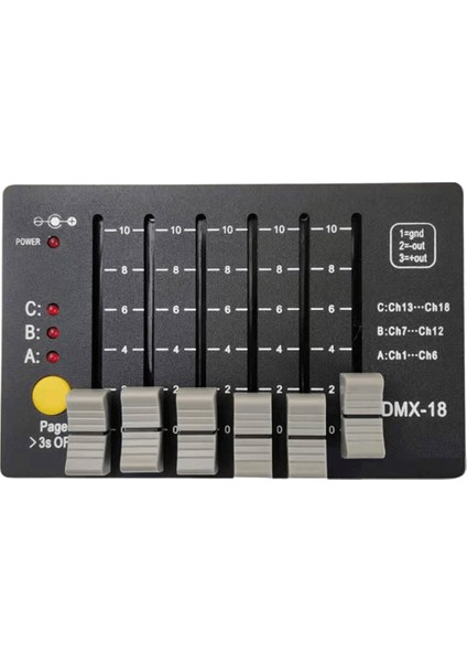 Mini Dmx Denetleyici Ekipmanları DMX512 Konsolu Pil ile Dj Gösterisi Pub Kulübü Ktv Bar Parti Işıkları Abd Plug (Yurt Dışından)