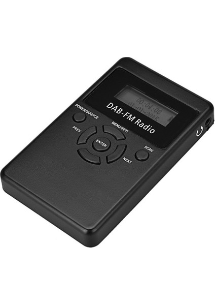 -101 Taşınabilir Mini Dab Dijital Radyo Dab+Fm Radyo Dijital Yayın Radyo Fm Alıcısı (Yurt Dışından)