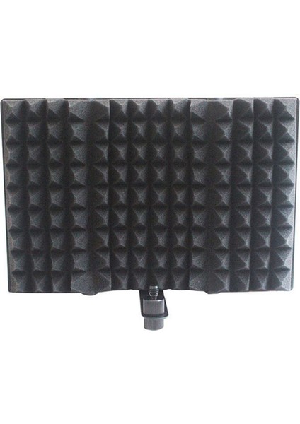 Mini Mikrofon Ön Cam 3 Panel Katlanabilir Akustik Ekran Köpüğü Canlı Yayın Kaydı Için Standlı LO-PS58 (Yurt Dışından)