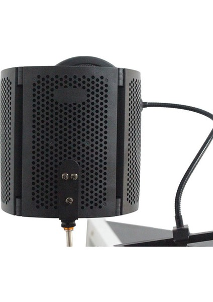 Mini Mikrofon Ön Cam 3 Panel Katlanabilir Akustik Ekran Köpüğü Canlı Yayın Kaydı Için Standlı LO-PS58 (Yurt Dışından) modelleri