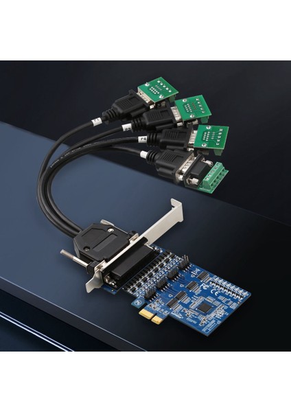 Pcı Genişletme 4 Bağlantı Noktalı RS422 RS485 Genişletme Kartı Pcı-E -422 -485 Çok Seri Kart Endüstriyel Koruyucu (Yurt Dışından) fırsatları