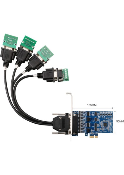 Pcı Genişletme 4 Bağlantı Noktalı RS422 RS485 Genişletme Kartı Pcı-E -422 -485 Çok Seri Kart Endüstriyel Koruyucu (Yurt Dışından) indirimleri