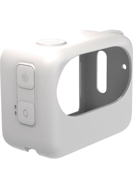 Go 3 Için Başparmak Kamera Şarj Kutusu Anti-Düşmeye Dayanıklı Çok Fonksiyonlu Silikon Koruyucu Kılıf, Beyaz (Yurt Dışından)