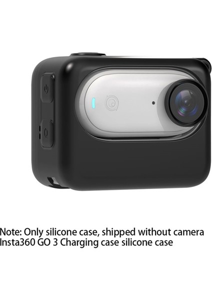 Go 3 Için Başparmak Kamera Şarj Kutusu Anti-Düşmeye Dayanıklı Çok Fonksiyonlu Silikon Koruyucu Kılıf, Beyaz (Yurt Dışından) modelleri