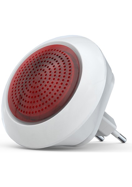 Tuya Ses Işığı Sensörü Dahili 100DB Siren Alarm Bağlantısı Smartlife App Zigbee Ab Tak Üzerinden Güvenlik Koruma Kontrolü (Yurt Dışından)