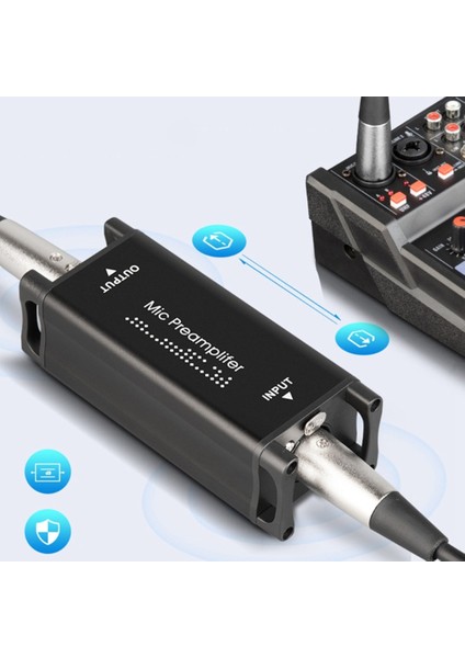 Ma-1 Mikrofon Aktivatörü, Ultra Temiz, Stüdyo Veya Ev Kaydı Için Mikrofon Preamp Güçlendirici, Canlı Yayın (Kablosuz) (Yurt Dışından)