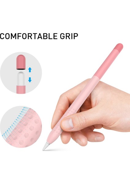 Kalem Için 2nd Nesil Yumuşak Kullanışlı Silikon Kalem Tutucu Stylus Kalem Kapağı Koruyucu Kılıf Aksesuarları, Yeşil (Yurt Dışından)