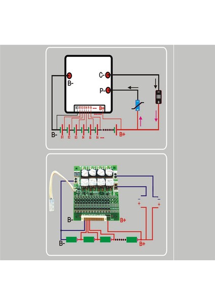 13S 48V 60A Pil Koruma Levhası Elektronik Li-Ion Hücre Pil Bms Pcb Ekolayzer Kurulu Bms Devre Kartı Modülü (Yurt Dışından)