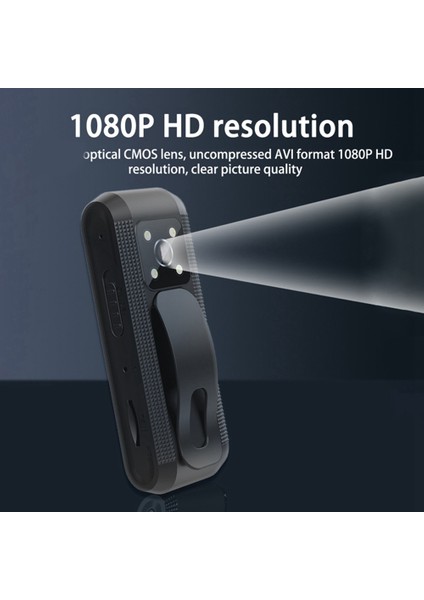 Hd 1080P Mini Kamera Video Kaydedici Kalem Gece Görüş Hareket Algılama Küçük Vücut Kamera Dv Dvr Gözetim Kamera (Yurt Dışından)