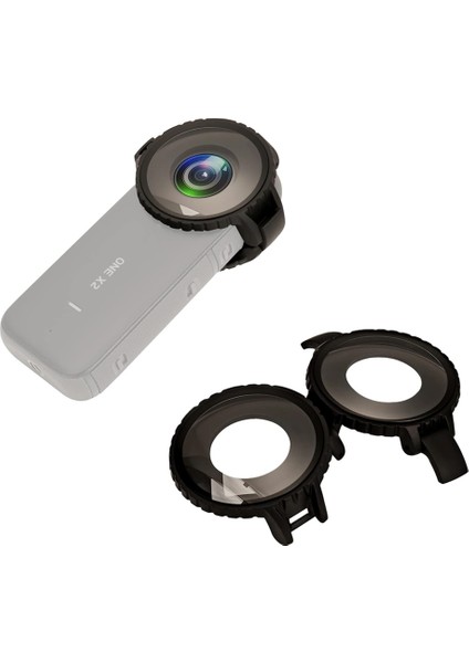 One X2 Kamera Için Premium Lens Muhafızları 10 M Su Geçirmez Insta 360 One X2 Eylem Kamera Için Tam Koruma (Yurt Dışından) fiyatları