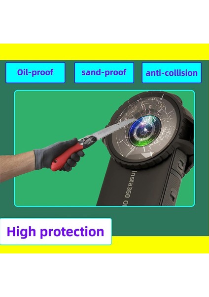 One X2 Kamera Için Premium Lens Muhafızları 10 M Su Geçirmez Insta 360 One X2 Eylem Kamera Için Tam Koruma (Yurt Dışından) fırsatları