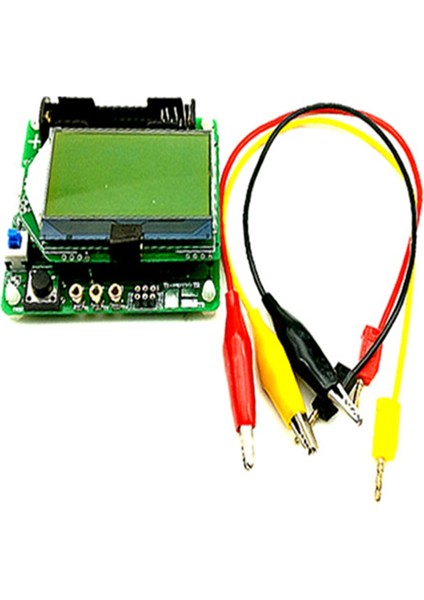 MG328 Transistör Test Cihazı Esr Metre Indüktör-Kondansatör Metre Esr Dıy MG328 Çok Fonksiyonlu Test Hattı ile (Yurt Dışından)