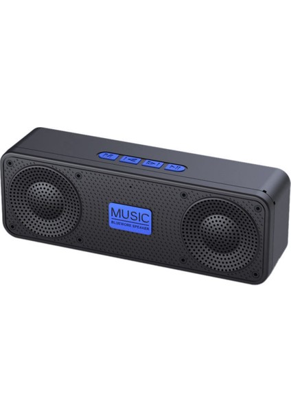 Taşınabilir Fm Radyo Kablosuz Bluetooth 5.0 Tws Hoparlör Mini Mp3 Müzik Çalar Desteği Tf Kart U Disk USB Şarj Radyo-A (Yurt Dışından)