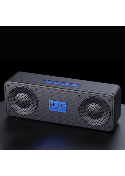 Taşınabilir Fm Radyo Kablosuz Bluetooth 5.0 Tws Hoparlör Mini Mp3 Müzik Çalar Desteği Tf Kart U Disk USB Şarj Radyo-A (Yurt Dışından)