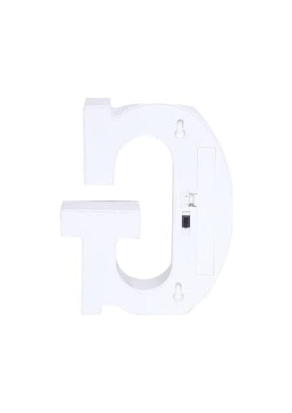 Efavormart 6" 3D Altın Kayan Yazılı Harfler 5 LED Işık G (Yurt Dışından)