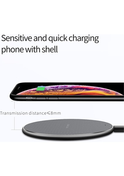 10 W Kablosuz Şarj IPHONE11 Xs Max x Xr 8 Artı Hızlı Şarj Cep Telefonu Şarj Cihazı Ulefone Doogee Samsung Note 9 8 S10PLUS (Yurt Dışından) fırsatları