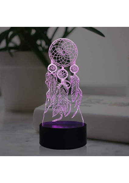 Romantik Dream Catcher Sevgililer Günü Rüzgar Çanları Illus (Yurt Dışından)