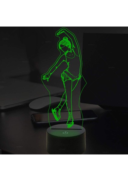 3D Balerin Bale Buz Pateni Gece Işığı Dokunuşu (Yurt Dışından) fiyatları