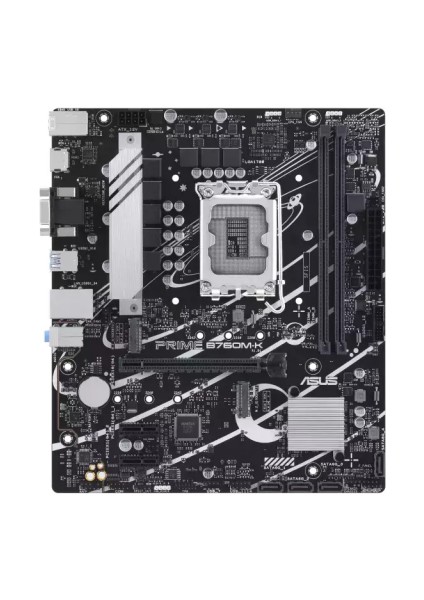 Prıme B760M-K, 2xddr5, 2x M.2, D-Sub, Hdmı, 12-13.nesil, LGA1700 Soket, Anakart