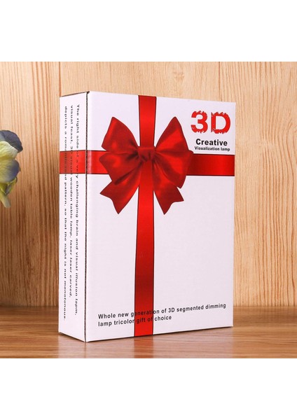 3D Akrilik LED Gece Lambası - Dekorasyon USB Oyuncak Ayı (Yurt Dışından)