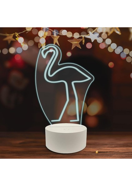 , Müzik 3D LED Masa Lambası, Caz Trompet I 8" x 10" Beyaz Taban Yaz Sezonu Hayvan Palmiye Ağaçları (Yurt Dışından) fırsatları