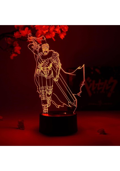 Guts Otaku Lamp – Berserk – Anime Lamp Figure Nigh (Yurt Dışından)