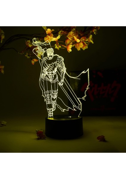 Guts Otaku Lamp – Berserk – Anime Lamp Figure Nigh (Yurt Dışından)