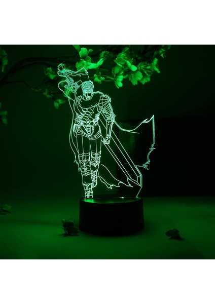 Guts Otaku Lamp – Berserk – Anime Lamp Figure Nigh (Yurt Dışından)