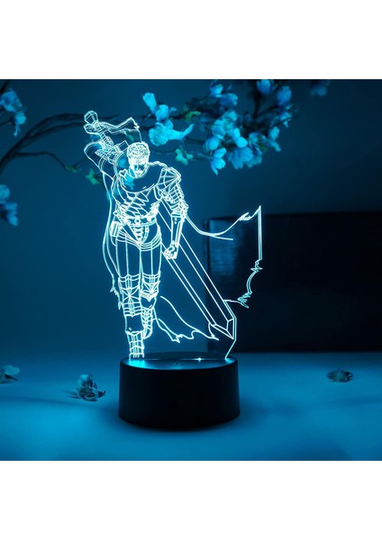 Guts Otaku Lamp – Berserk – Anime Lamp Figure Nigh (Yurt Dışından)
