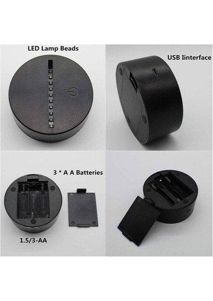 Tuvalete Bağlı Hanako Kun 3D LED Anıme Lamba Uzaktan T (Yurt Dışından)