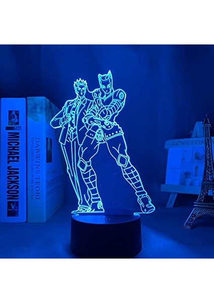 3D Lamba Anime Jojo Tuhaf Macera Yatak Odası D Jojo Tuhaf Macera2 (Yurt Dışından)