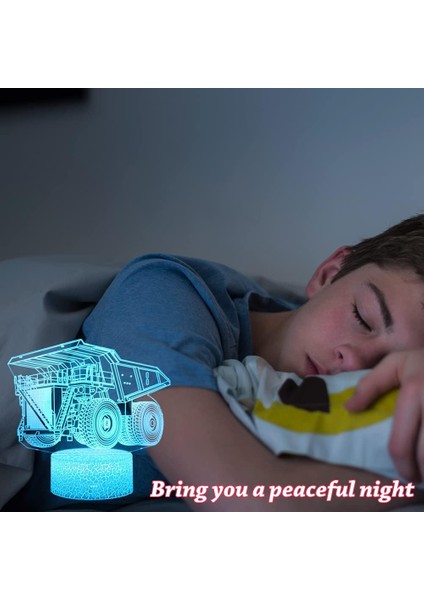 Canavar Kamyon Gece Işıkları, 3D Araba Illüzyon Hafif Kamyon (Yurt Dışından) modelleri