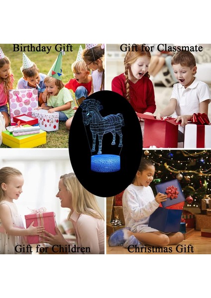 Çocuklar Için 3D Gece Lambası Uçak F-16 Savaş Uçağı Truva Atı (Yurt Dışından) modelleri