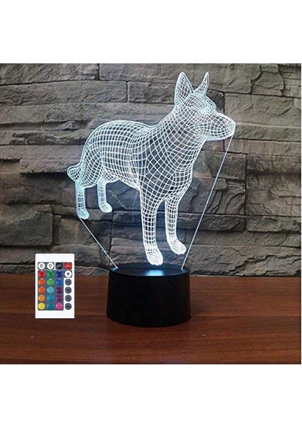 3D Alman Çoban Köpeği Hayvan Gece L (Yurt Dışından)