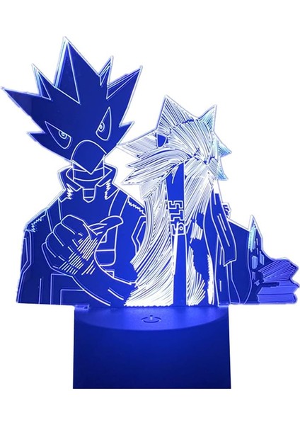 3dyycx 3D Lamba Anime Fumikage Tokoyami LED Gece L Tokoyami Fumikage 3 (Yurt Dışından)