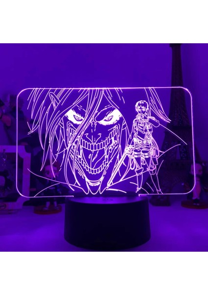 Flyaloe Anime LED Lamba Titan Eren Yeager'a Saldırı (Yurt Dışından)