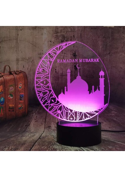 Ramazan Mübarek LED Lamba Islam Nimet En Iyi Dileklerimle (Yurt Dışından)