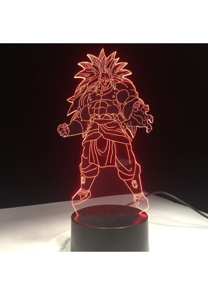 3D LED Gece Işığı Lambası Süper Saiyan Tanrı Gok (Yurt Dışından) modelleri